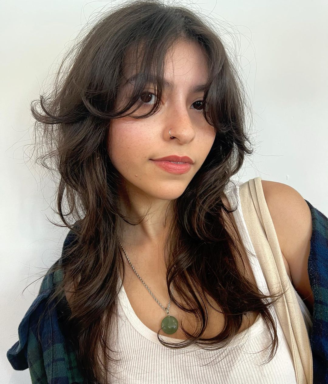 Mid length butterfly cut