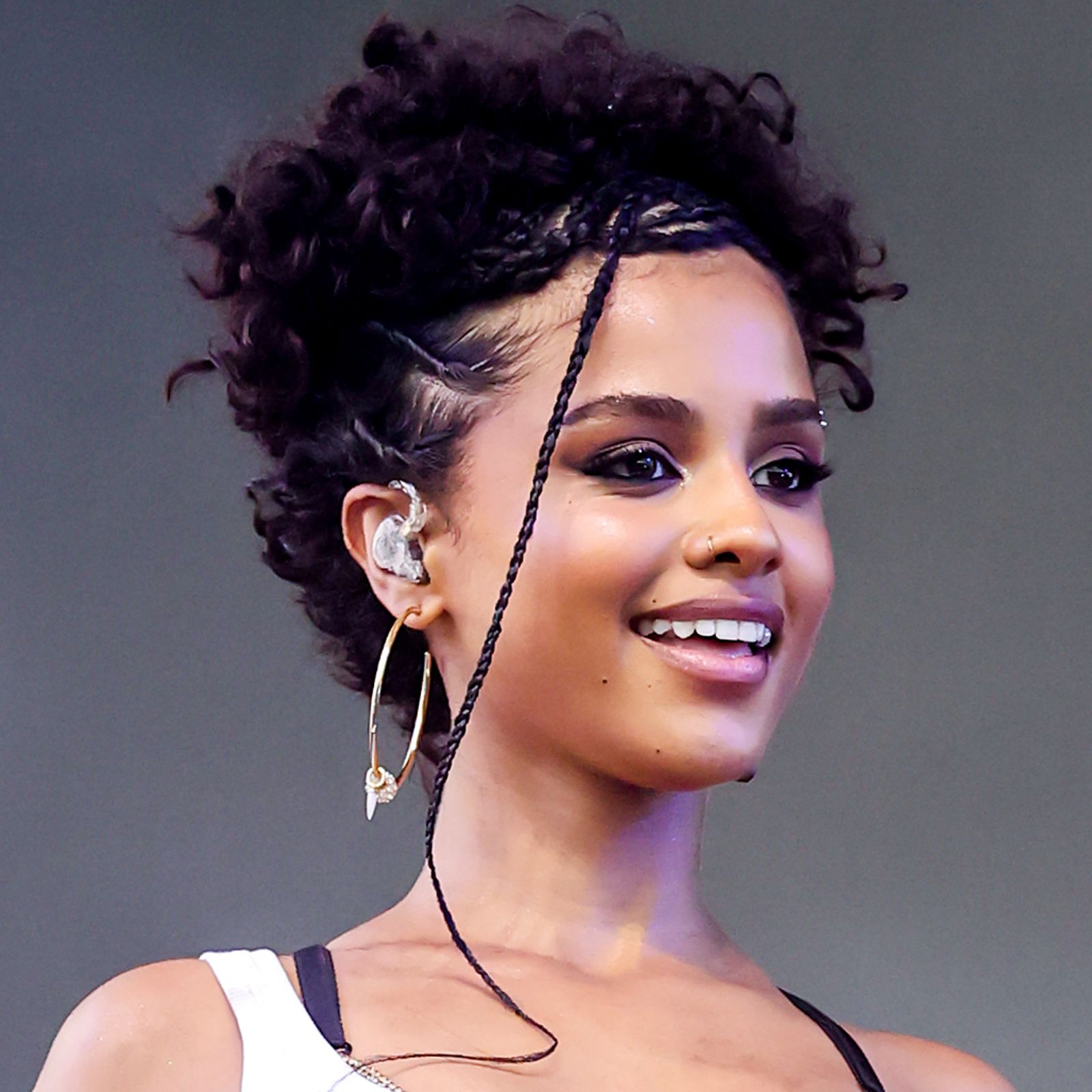 Tyla's Neon Rose Coachella Nails Are Her Brightest Manicure Yet