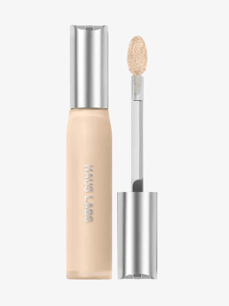 Haus Labs by Lady Gaga Triclone Skin Tech Concealer in branded twist up component on a light gray background